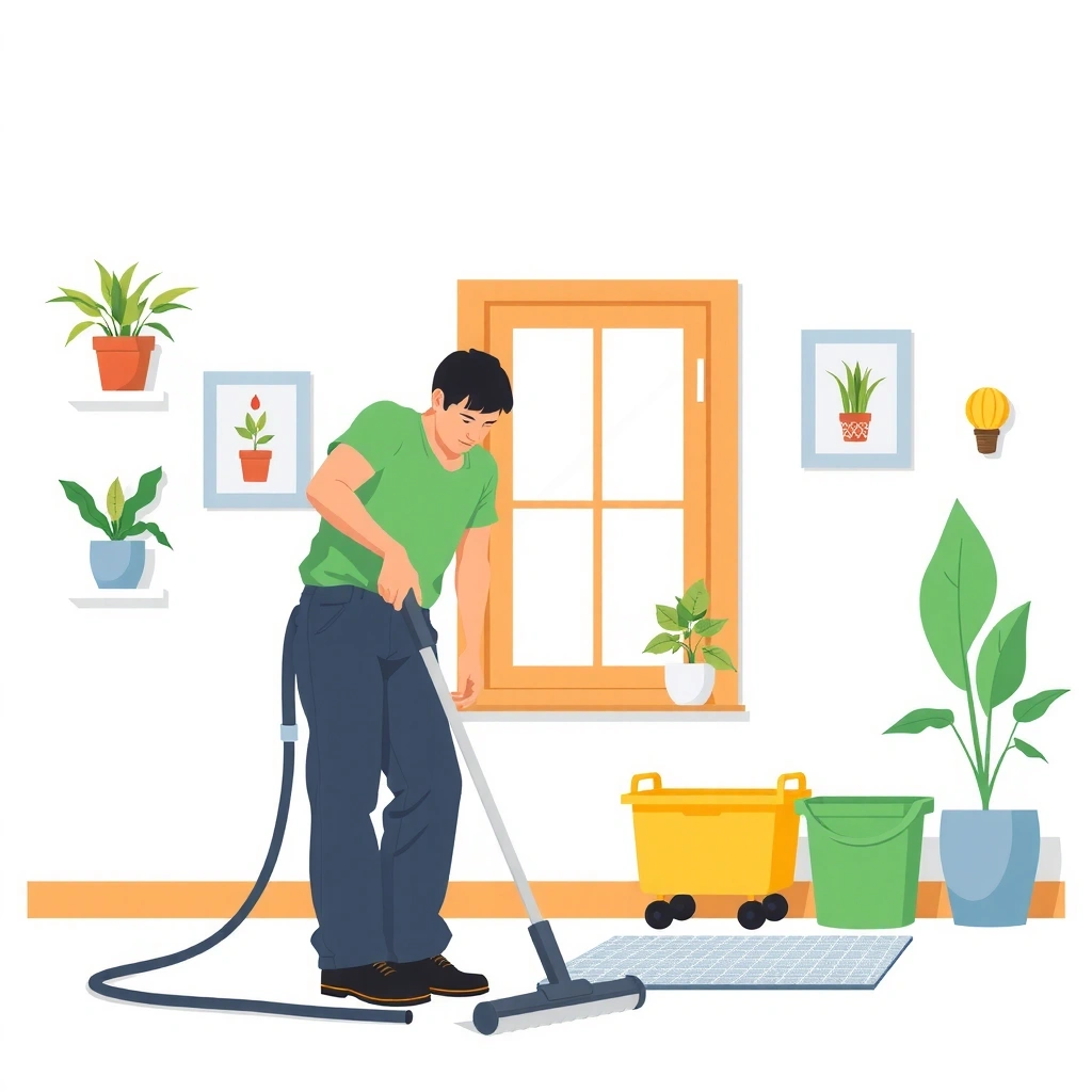 Post-construction cleaning