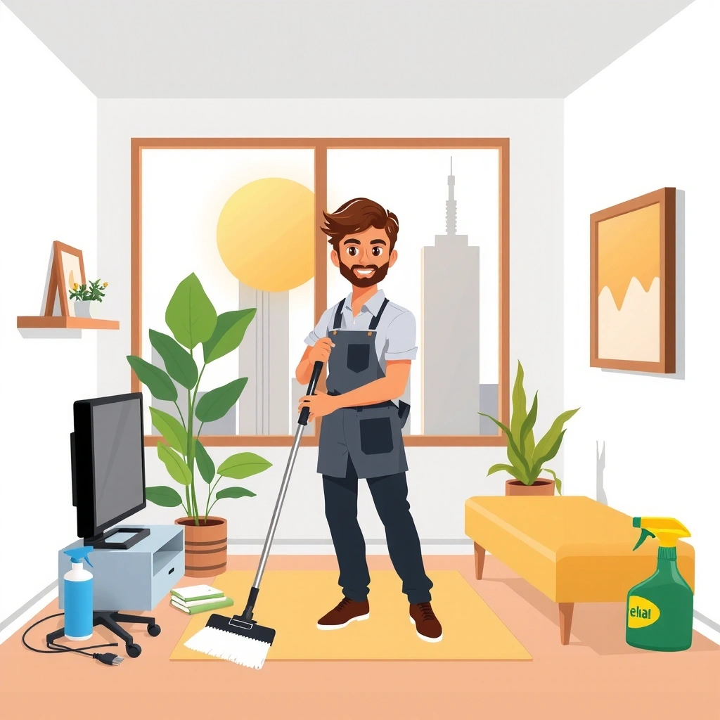 Residential apartment cleaning service